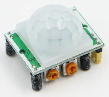 

50pcs/lot HC-SR501 Adjust IR Pyroelectric Infrared PIR Motion Sensor Detector Module