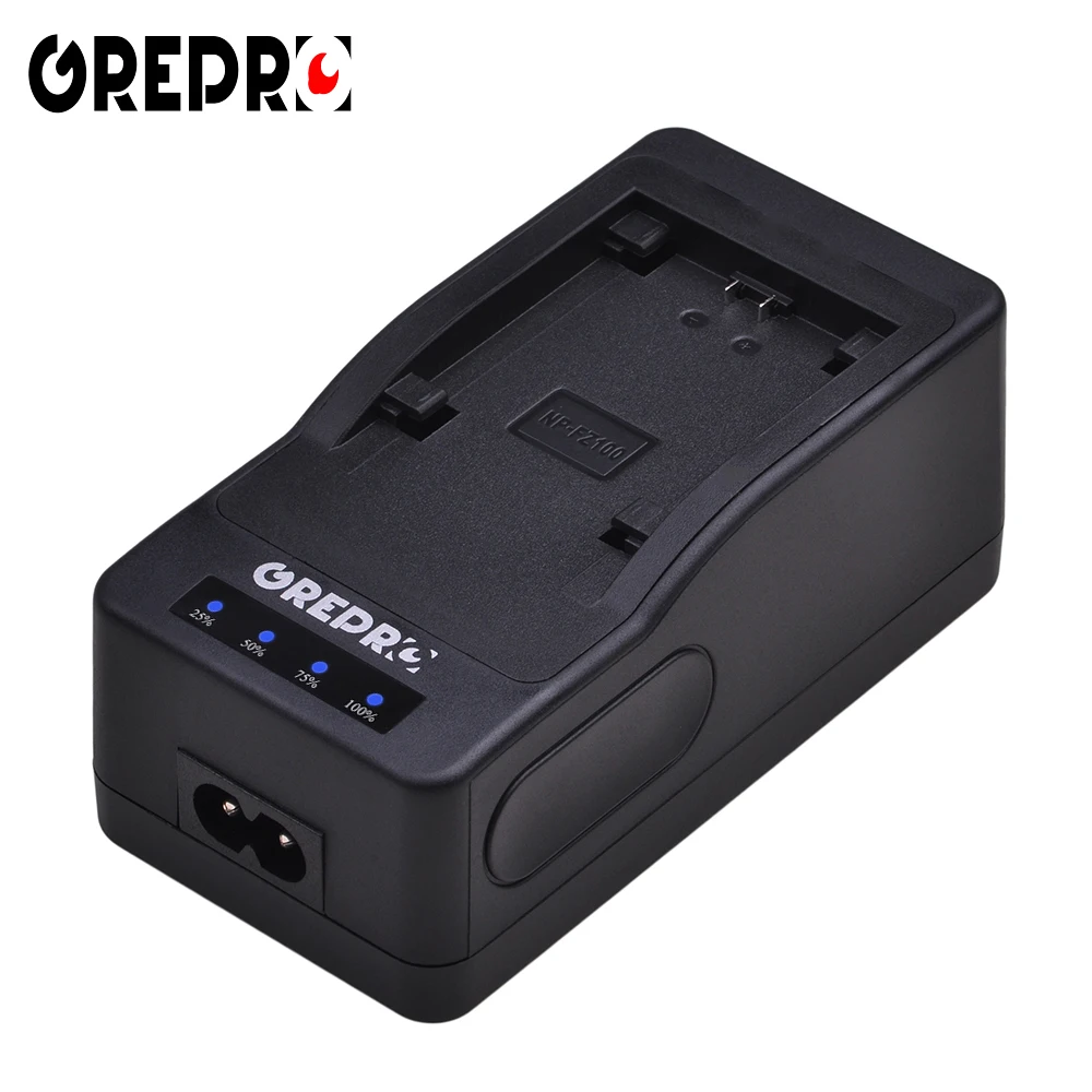

GREPRO LED Ultra Fast Battery Charger for Sony NP-FZ100,BC-QZ1,Sony Alpha 9,A9,Alpha 9R,A9R,9S,Sony A7RIII A7R3,a7 III Camera