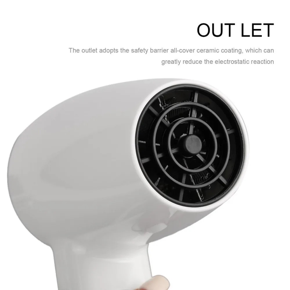 

Hotel Wall-mounted Hair Dryer Hang Wall Blower Electric Hair Dryer Cylinder Air Blower Two-gear Speed Regulation For Bathroom