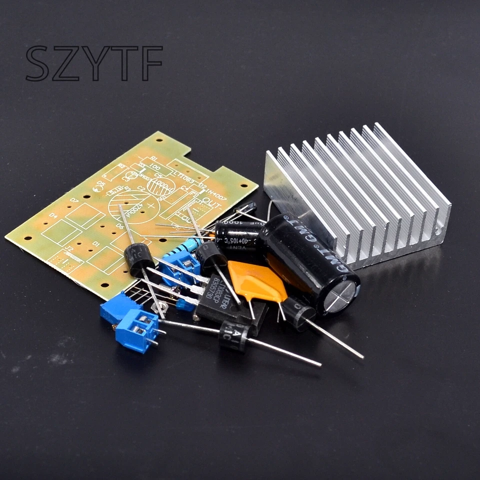 LT1083 adjustable power supply board high power linear adjustable power module 7A with self