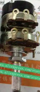

1pcs/lot Japan produced double A1M with switch potentiometer - axis length 25MM 6 feet