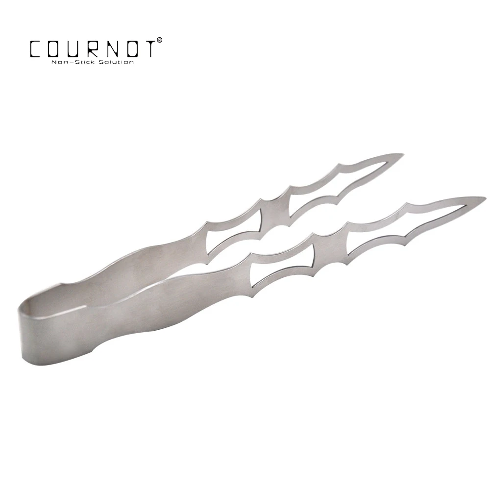 

COURNOT Premium Stainless Steel Shisha Hookah Tongs Tweezers Clamp Charcoal 255MM Narguile Chicha Kaloud Metal Tong Accessories