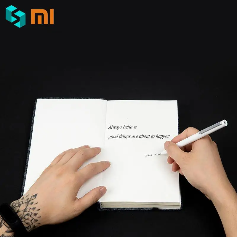 Xiaomi Mijia Sign Pen 9,55 мм PREMEC гладкая швейцарская сменная подписывающая ручка Xiaomi гелевые ручки Mikuni Япония чернила черный Заправка