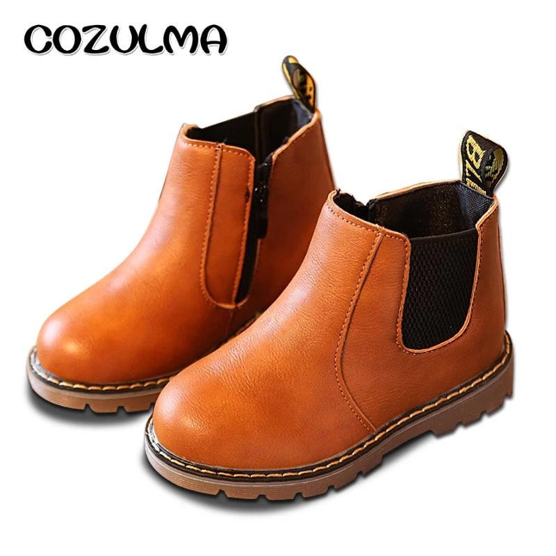 COZULMA الخريف الشتاء الفتيان الفتيات رياضية الاطفال حذاء رياضة الفتيان الفتيات مارتن الأحذية الأحذية الجلدية المصنوعة يدويا طفل أطفال أحذية