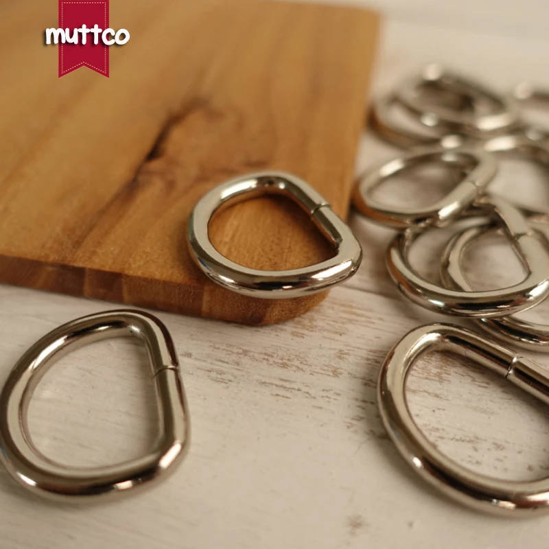 

DIY for dog collar 2.0cm D Shaped Clasp Clip Knapsack Belt Buckle Sewing Semi Ring Metal buckles Accessories DK-001