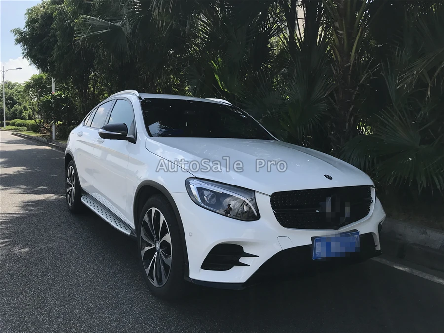 ل Merced مرسيدس بنز GLC 2016 2017 2018 الرياضية وضع الألومنيوم سبائك الفضة أعلى سقف القضبان رف الجانب القضبان الديكور تقليم ل Merced مرسيدس بنز GLC 2016 2017 2018 الرياضية وضع الألومنيوم سبائك الفضة أعلى سقف القضبان رف الجانب القضبان الديكور تقليم