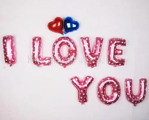 16 дюймов Фольга воздушные шары с принтом букв слов словосочетаний для дня