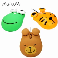 Malloom 1200 dpi Проводные оптические Игры мышь милые животные мыши USB мышь геймер для ПК ноутбук мышь дропшиппинг