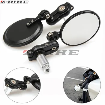 

universal Black Motorcycle rearview Mirrors 7/8" for yamaha YZF R125 R15 R25 r 125 15 25 mt-07 mt-09 mt 07 09 MT-09 FZ07 FZ09
