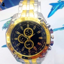 New! Luxury Business Watches Stainless Steel Quartz Analog Wrist Watch Hand Sport Watches