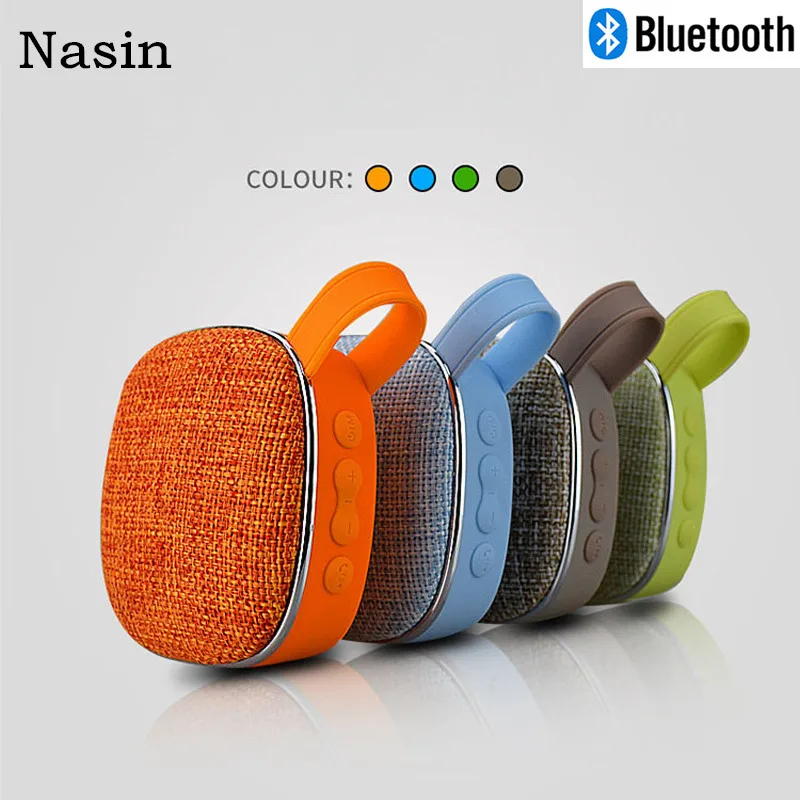 Nasin X25 мини тканевый Bluetooth динамик портативный мультяшный уличный музыкальный плеер Stero Lound Динамик s Поддержка громкой связи для xiaomi