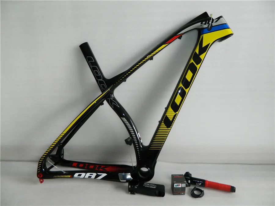 Look987CarbonFrame275erMountainBikeFrameFullCabronNewBlue