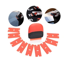 Best Price EHDIS Car Vinyl Film Wrap Glass Razor Scraper with 10pcs blade Sticker Remover Squeegee Auto Carbon Fiber Clean Accessories Tool Best Price EHDIS Car Vinyl Film Wrap Glass Razor Scraper with 10pcs blade Sticker Remover Squeegee Auto Carbon Fiber Clean Accessories Tool