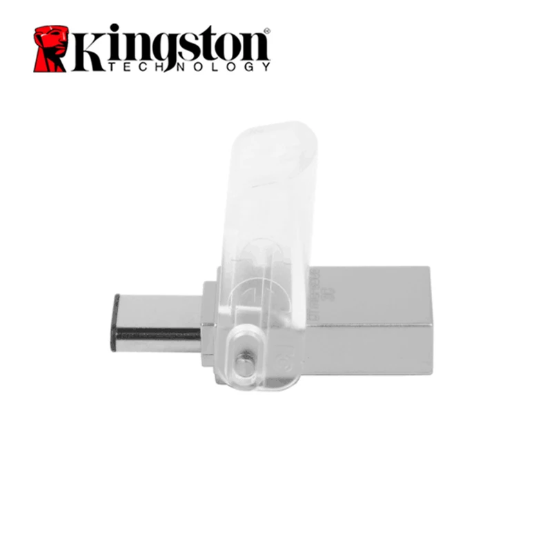 USB флеш накопитель Kingston оригинальный DataTraveler Micro Duo 3C 64 ГБ 32 16 3 1 для ПК телефона с