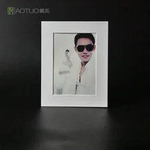 

20 pieces Free shipping Acid free white photo mats unit to fit 4X6" photo (with backing board)