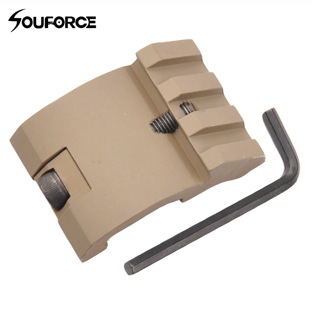 2 اللون 45 درجة 20 ملليمتر وأسود الرمال الترا الانظار تعويض زاوية Picatinny السكك الحديدية جبل