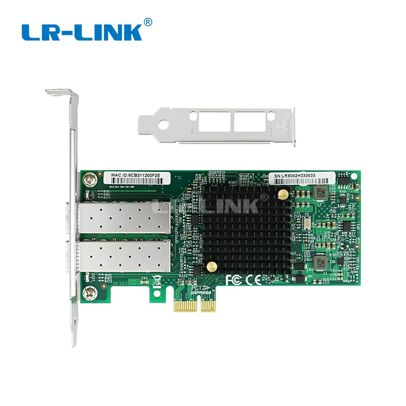 LR LINK 9042PF 2SFP PC Computer PCI Express ethernet network card Dual Port 100mb fiber optical 2