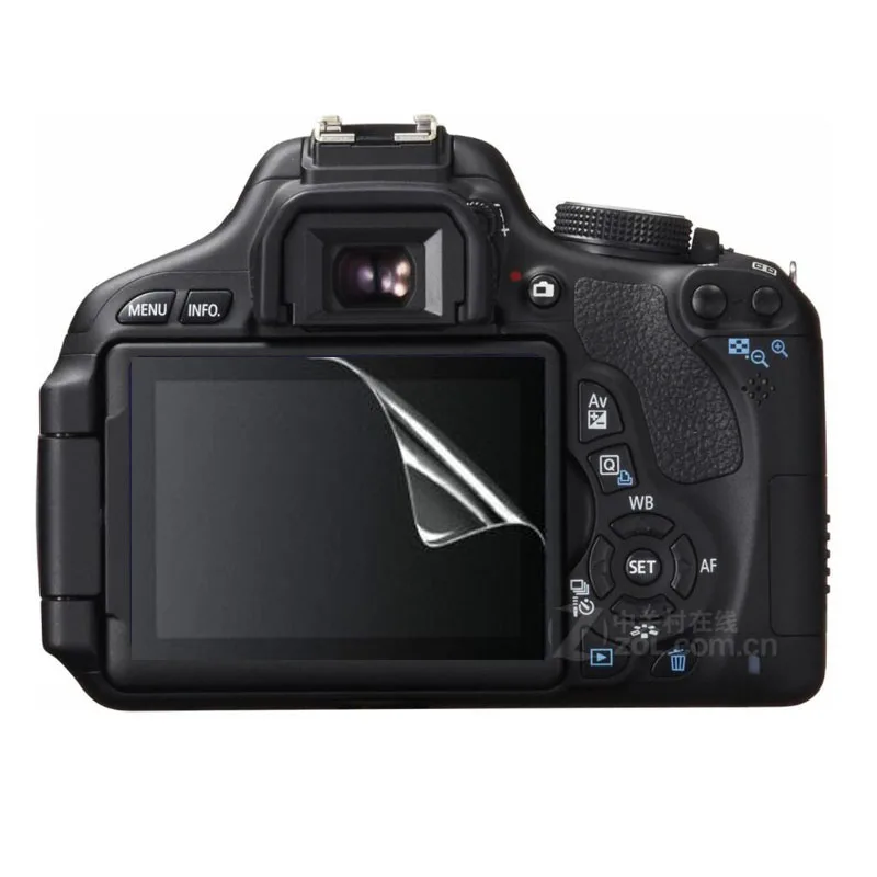 

3 x Clear PET LCD Screen Protector Cover for Canon EOS 60D 600D 550D M M2 Kiss X5 X4 Rebel T3i T2i Protective Film Protection