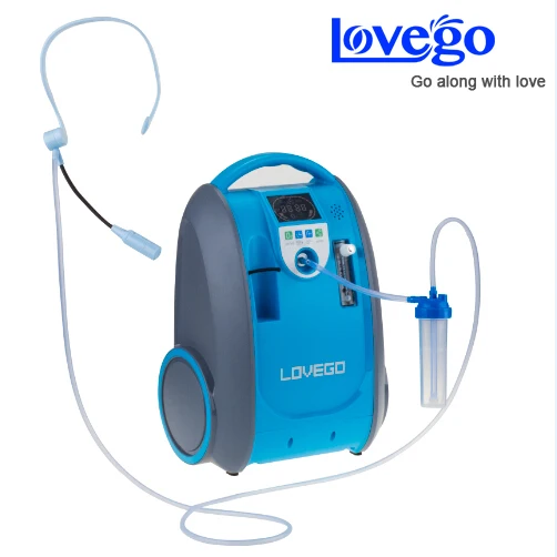 1 до 5 литров в минуту G1 Lovego портативный кислородный концентратор с оксиметр