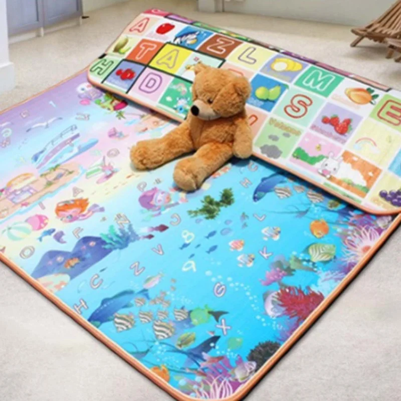 

0.5*120*180cm Baby Play Mat Gym Games Play Crawling Mat Baby Carpet Rug Cartoon Developing Mat for Children Game Pad