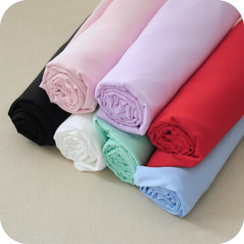 

Free Shipping 150 X50cm Double Crepe Solid Cloth , use with Chiffon, Lace Lining, Thin Polyester Fabric