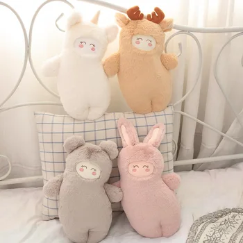 

kawaii unicorn bear rabbit elk plush toy stuffed animal cartoon pillow cushion kids home decoration toys for children