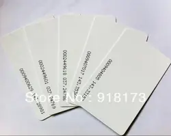 5000 шт./лот TK4100 4102/EM 4100 чипе RFID 125 кГц пустые карты тонкий ПВХ смарт-карты