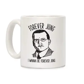 

Forever Jung White 11 Ounce Ceramic Coffee Mug