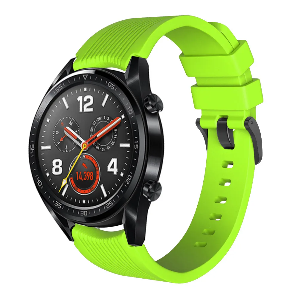 Мягкий силиконовый спортивный ремешок модные силиконовые часы сменный ремешок на запястье для huawei Watch GT Watch Band#20