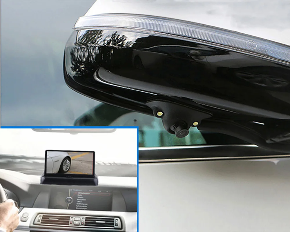 Left & Right All Car Camera Cigarette Power Variable Channel Blind Spots Invisible Areas Copilot Camera Monitor Parking System (3)
