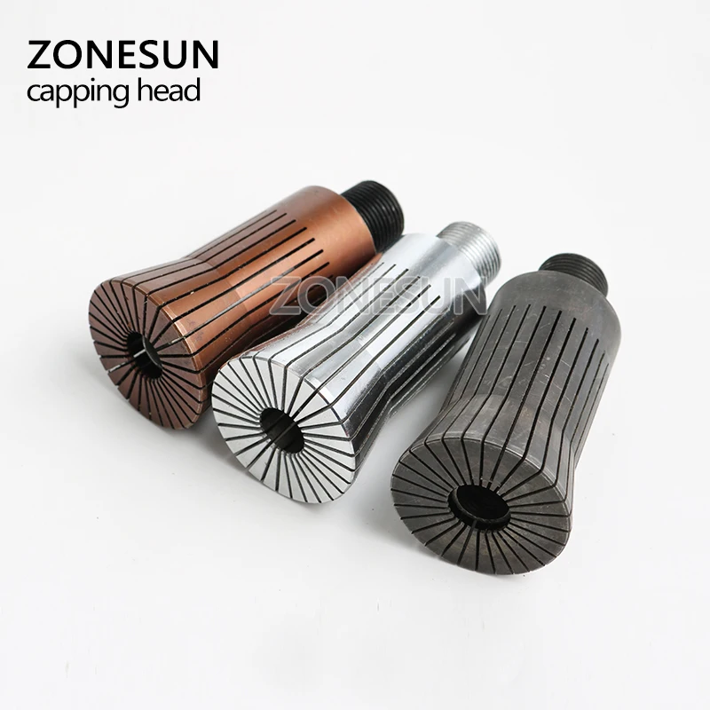 ZONESUN укупорочная головка для новых крышек духов ОБЖИМНАЯ машина металлическая