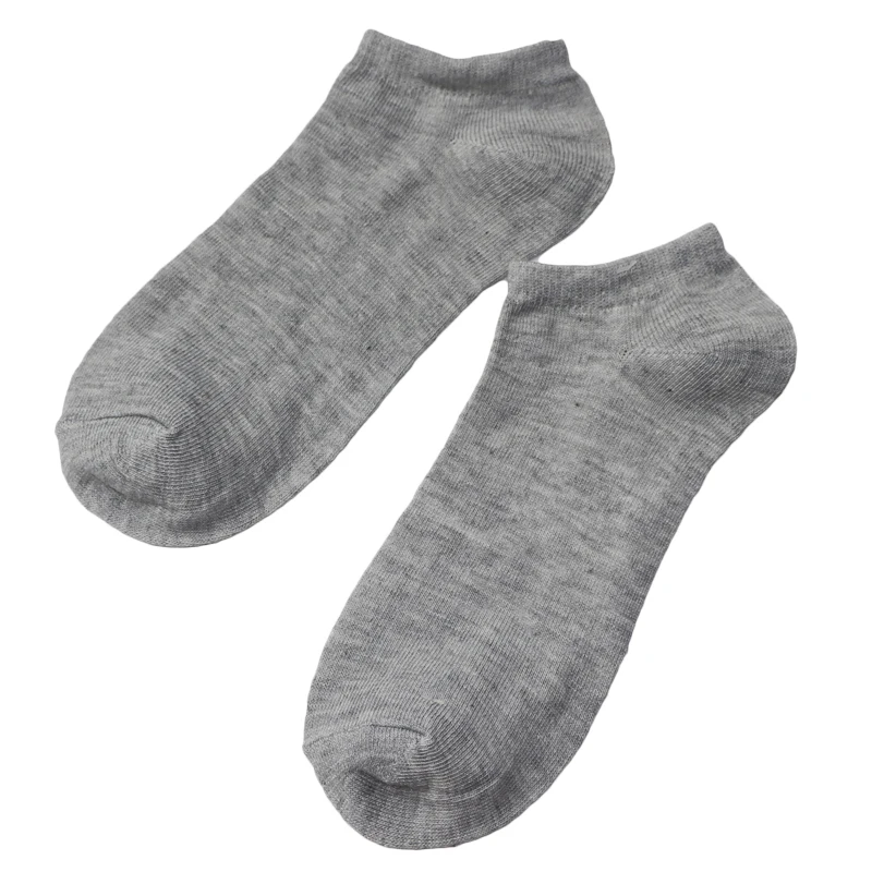 10pcs=5pair Womens Short Boat Socks Summer High Quality Polyester Breathable Casual 3 Pure Color Ankle Socks for Womens Socks