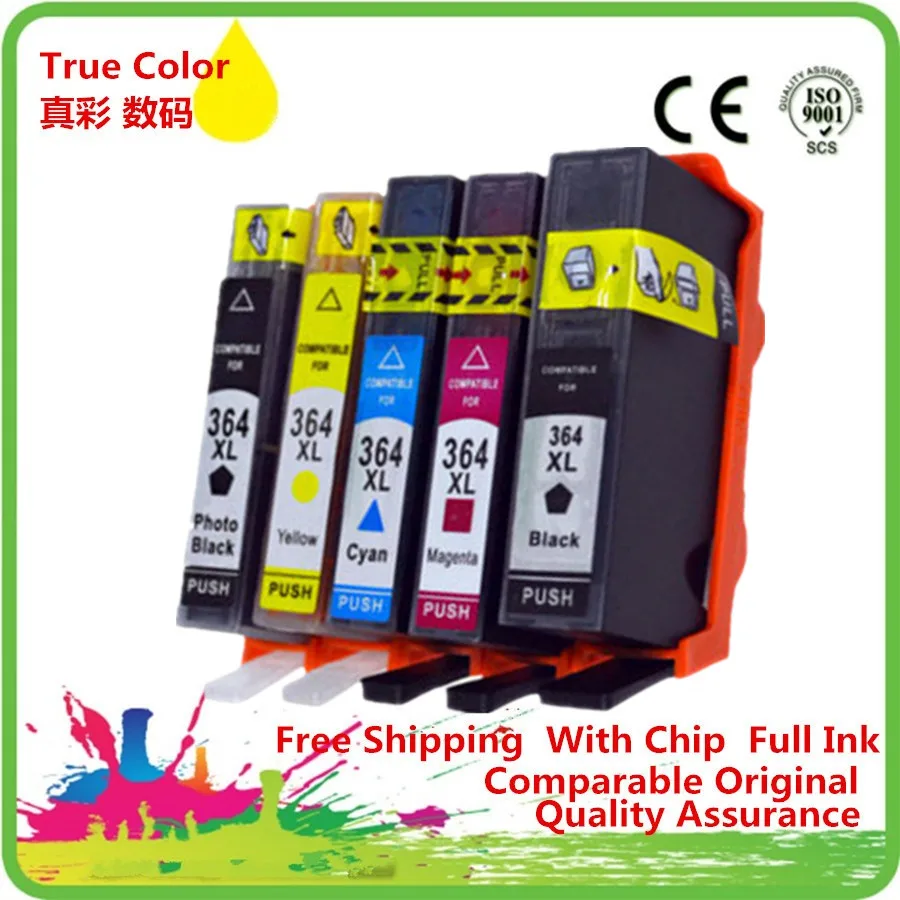 Сменные чернильные картриджи для 364 XL 364XL HP364XL HP364 Photosmart 7520 D7560 B8550 C6324 D5400 B110c |