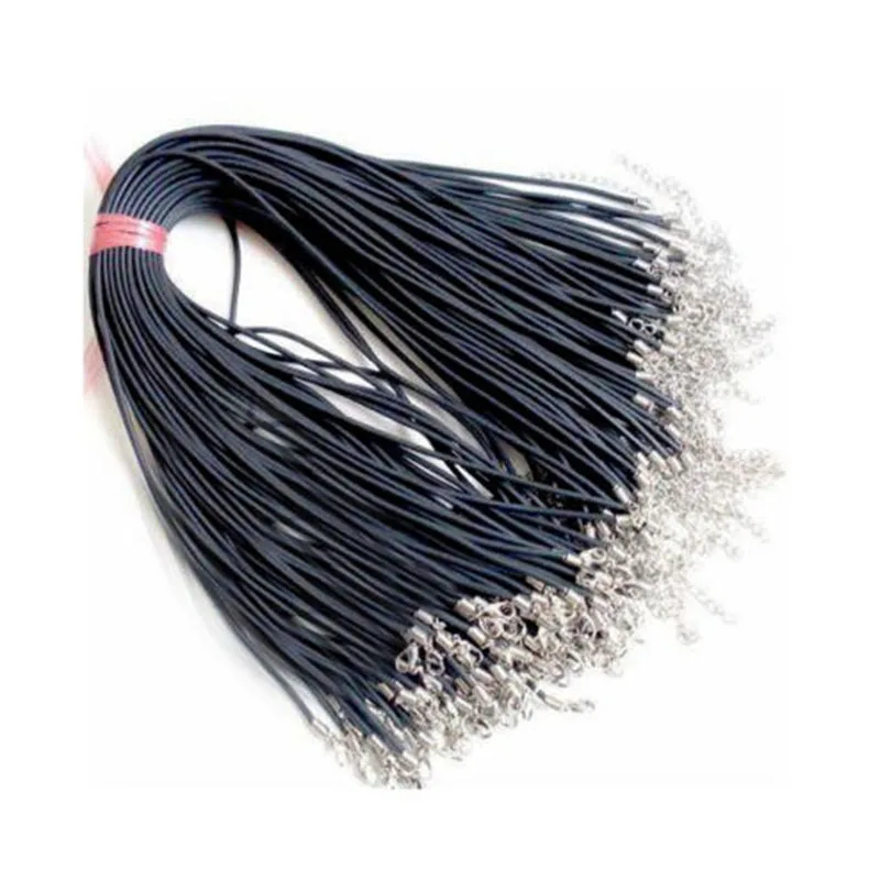 Искусственный замшевый кожаный шнур ожерелье цепи веревка Омары застежки поворотные удлинительные цепи нити синтетика, ювелирные изделия фурнитура