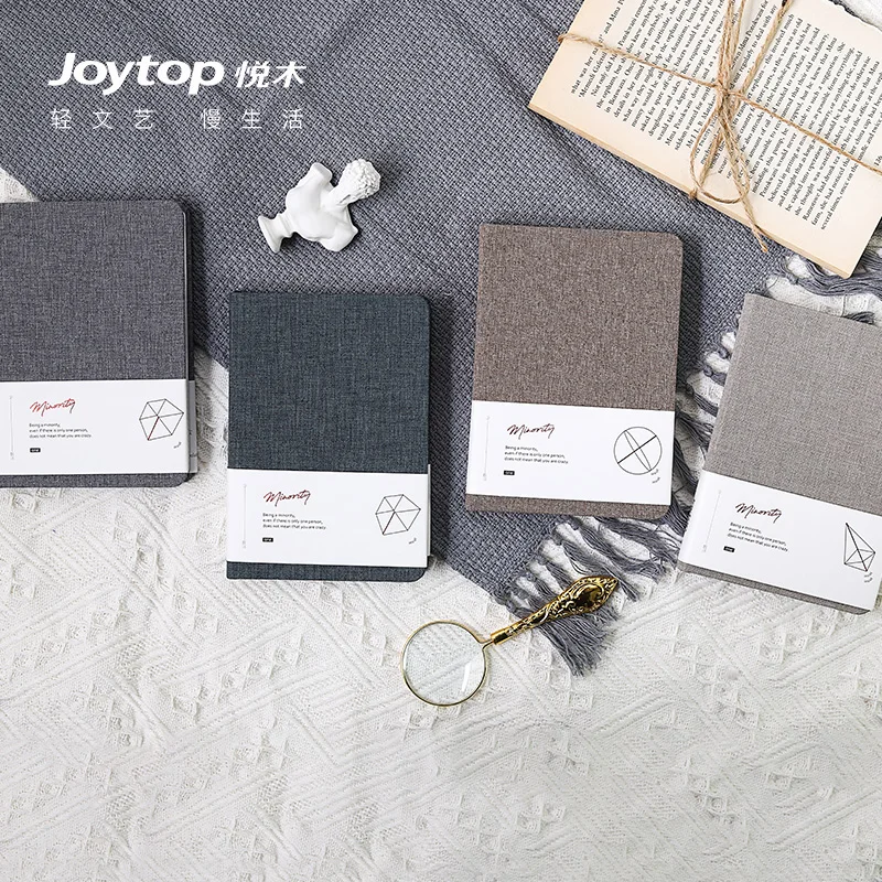 Joytop Minority Series ноутбук в твердом переплете А5 А6 простой креативный льняная ткань