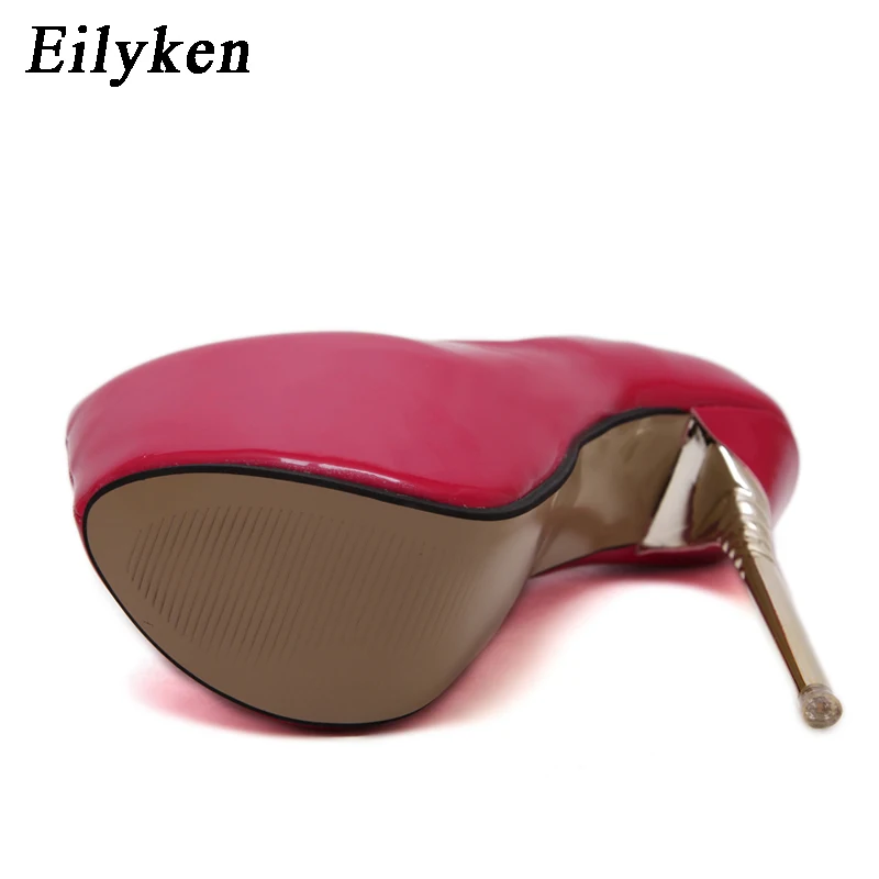 Eilyken 2019 New Spring Woman Pumps shoes Sexy Extreme High heels Wedding shoes Patent Leather Party shoes size 34-40