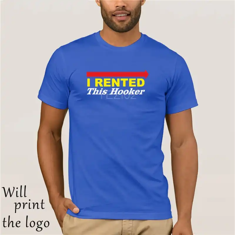 Me alquiló esta prostituta para hombre Camiseta-Gracioso camiseta Retro Broma Comedia eastbound