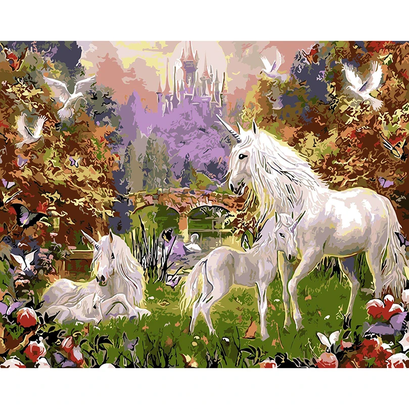 Aliexpress.com: Comprar Unicornio BRICOLAJE Pintura Al