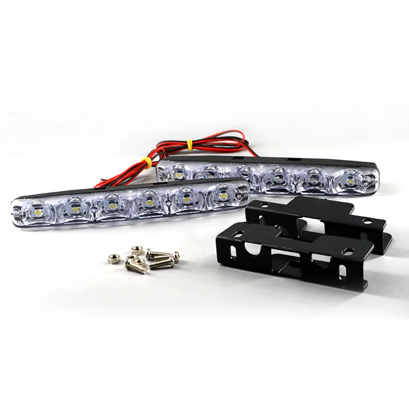 2 шт. 6 светодиодов Автомобильные дневные ходовые огни автомобильный Стайлинг DRL