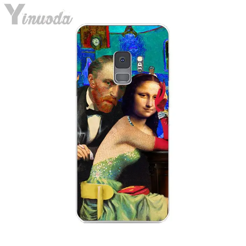 Van Gogh Mona Lisa Funny Art Girl with a pear earing