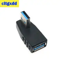 תואר זווית cltgxdd זווית ישרה USB3.0 בבוקר עד AF L צורה מתאם ממיר USB 3.0 זכר לנקבה 90/180 תואר Plug דאון Connector (4)