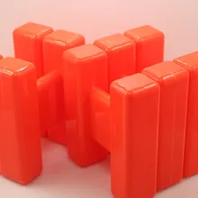 100 шт./лот оранжевый h-блок маркер поплавок Максимальная видимость для ловли карпа