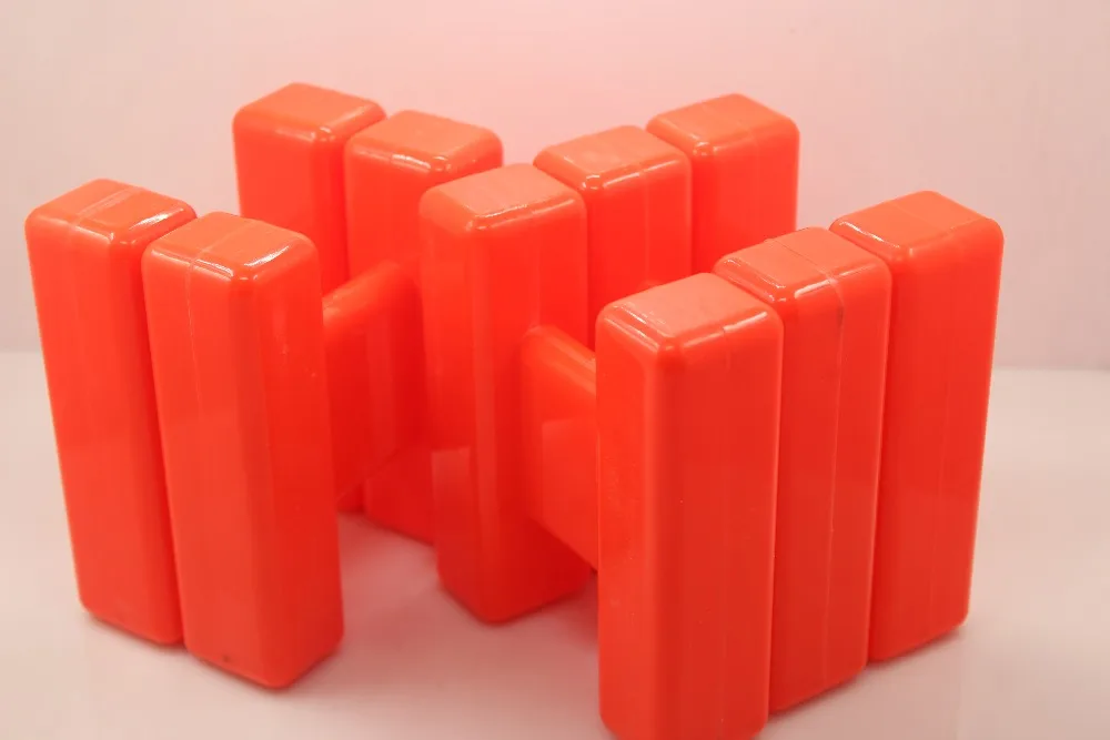 

100PCS/lot Orange H-Block Marker Float Maximum Visibility For Carp Fishing Free Shipping