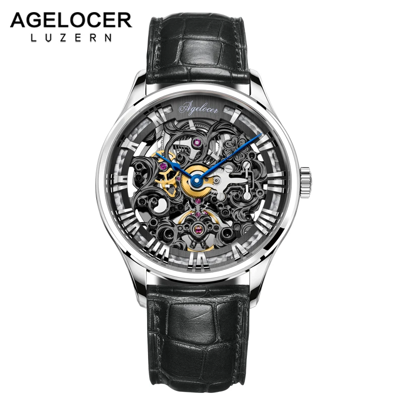 AGELOCER 2019 Skeleton Watch Men Watches Swiss Top Brand Luxury Male Clock Business Mens Wrist Watch Hodinky Relogio Masculino
AGELOCER 2019 Skeleton Watch Men Watches Swiss Top Brand Luxury Male Clock Business Mens Wrist Watch Hodinky Relogio Masculino