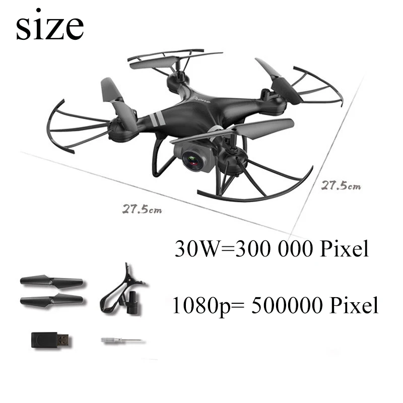 Drones With Camera Hd 500000 Pixels App Handle Control 120m Rc Helicopter Quadcopter Drone Profissional Flying Selfie Drone dron