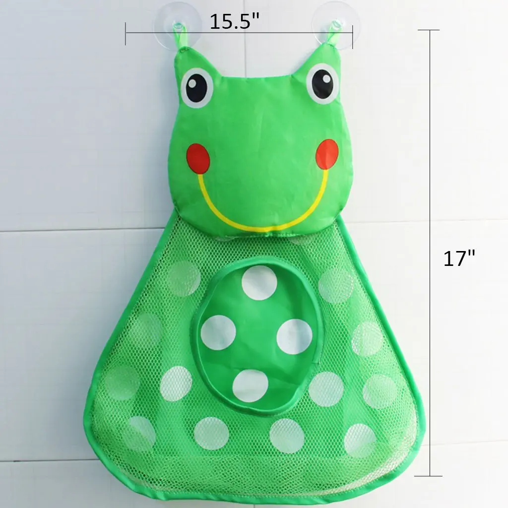 Bath Toy Organizers,Kids Toy Storage Caddy,Bathtub Toy Storage Bags For Baby Toddlers,Bathroom Toy Net Bag With 3 Str