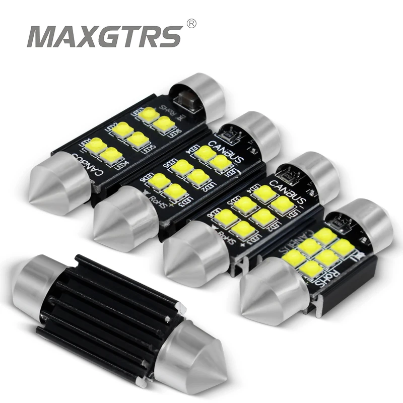 

2x Super Bright Car Festoon C5W C10W Led Cree Chip 30W Bulb Canbus Error Free Lamp Interior Dome Reading Lights 31/36/39/41mm