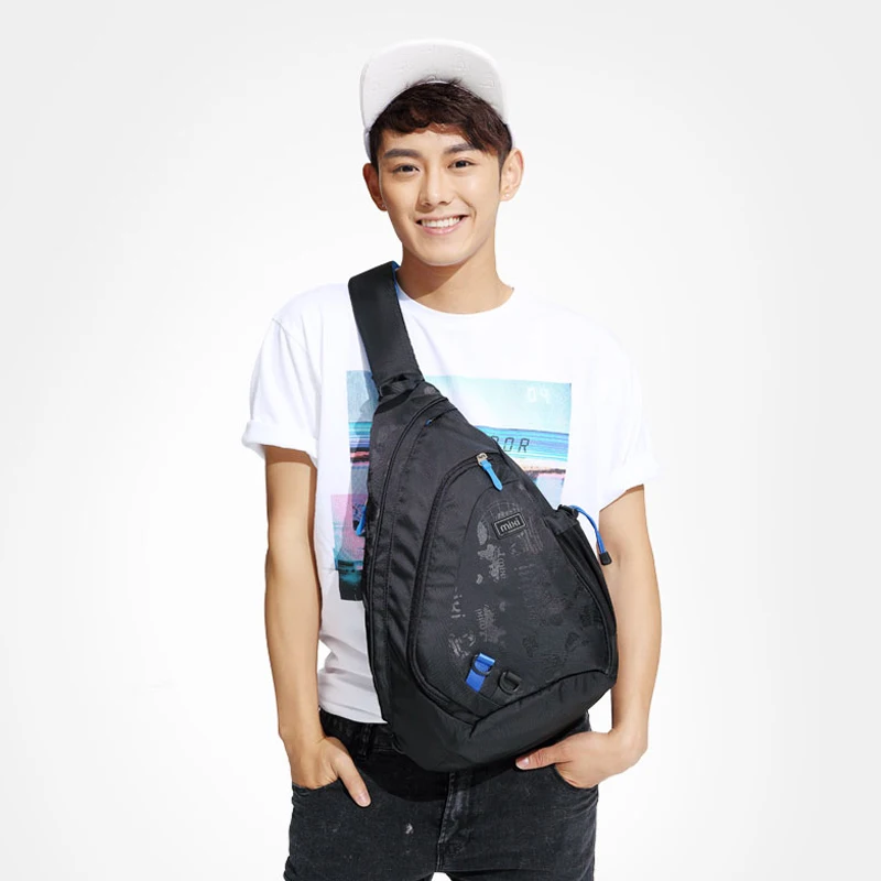 Mixi Fashion Backpack for Men One Shoulder Chest Bag Male