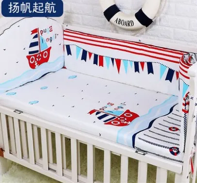 blue baby cot