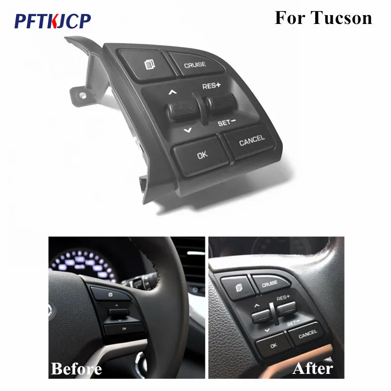 PUFEITE Кнопка рулевого колеса для Tucson TLC IX35 1,6 T/2,0 рулевое колесо Cruis кнопка управления Переключатель правый 96720D3210